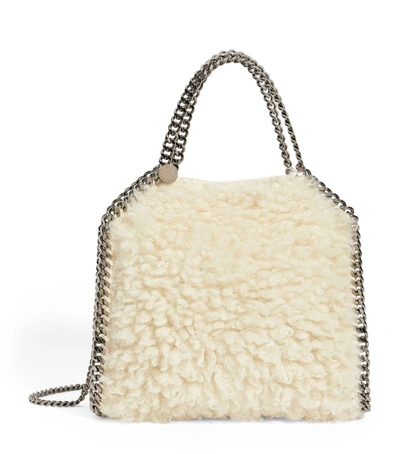 Shop Stella Mccartney Mini Faux Fur Falabella Tote Bag