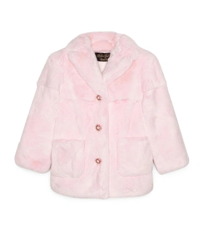 Shop Dolce & Gabbana Kids L5sc02fupur-coat
