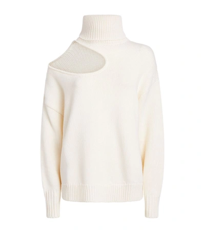 Shop Monse Merino Wool Cut-out Sweater