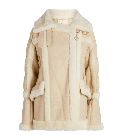 Shop Nicole Benisti Montmartre Shearling-lined Puffer Jacket