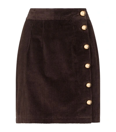 Shop Dolce & Gabbana Corduroy Skirt
