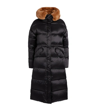 Shop Nicole Benisti Longline Mulberry Puffer Coat