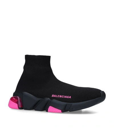 Shop Balenciaga Clear-sole Speed Sneakers