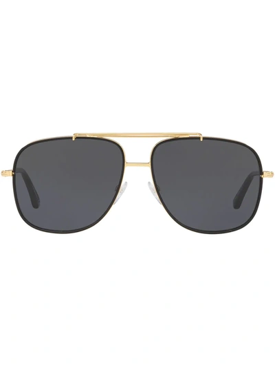 Shop Tom Ford Ft0693 Pilot-frame Sunglasses In Grey