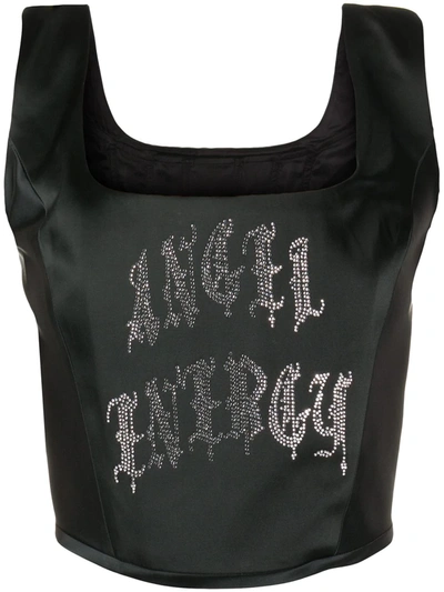 Shop Ashley Williams Embellished Vest Top In Black