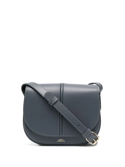 Shop Apc Betty Crossbody Bag In Blue