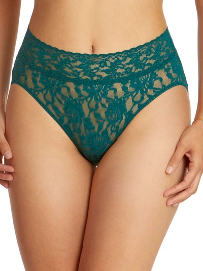Shop Hanky Panky Plus Size Signature Lace French Brief In Ivy