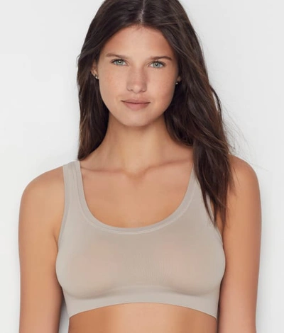 Shop Hanro Touch Feeling Bralette In Carbon