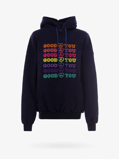 Ireneisgood Slogan Print Hoodie In Blue