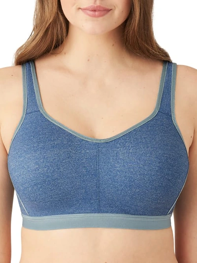 Shop Wacoal High Impact Convertible Underwire Sports Bra In Ensign Blue