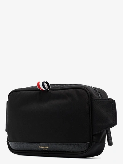 Shop Thom Browne 4-bar Belt Bag In Black