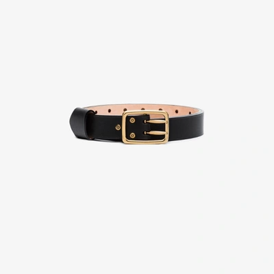 Shop Chloé Black Franckie Leather Belt