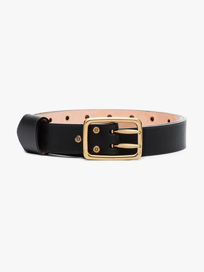 Shop Chloé Black Franckie Leather Belt