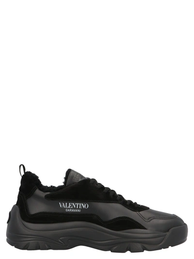 Shop Valentino Gumboy Shoes In Black