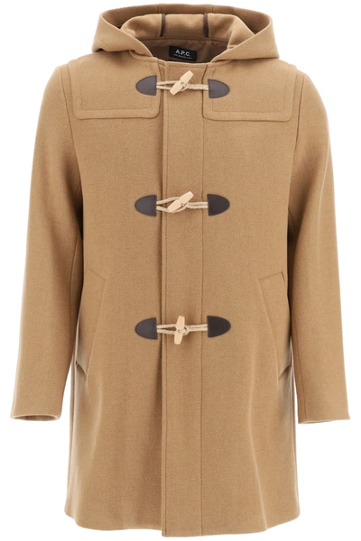 Shop Apc Montgomery Eduard Coat In Camel (brown)