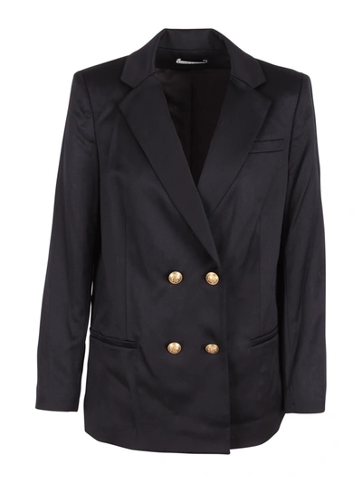 Shop Alice And Olivia Alice Olivia Bergen Wool Blazer In Black