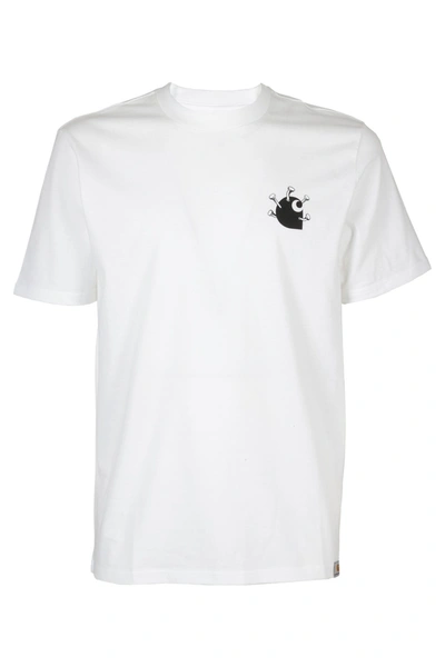 Shop Carhartt T-shirt In Black White