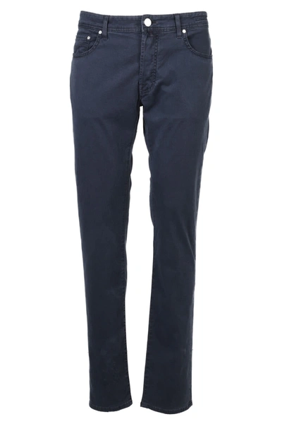 Shop Jacob Cohen Pants In Blu