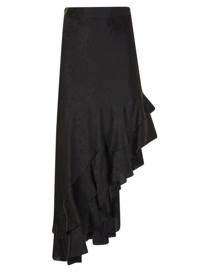 Shop Wandering Asymmetric Skirt In Black