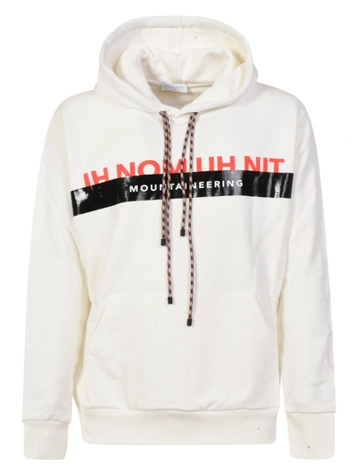 Shop Ih Nom Uh Nit Quote Logo Mount Hoodie In Off White