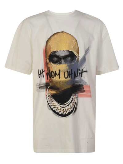 Shop Ih Nom Uh Nit Mask 20 Paint Brush T-shirt In Off White