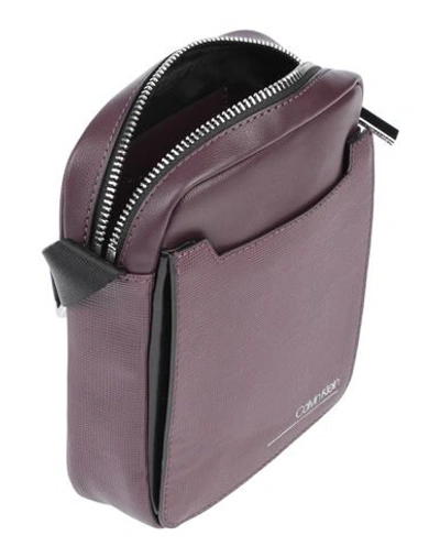 Shop Calvin Klein Handbags In Deep Purple