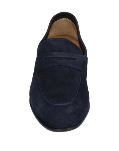 Shop A.testoni Loafers In Dark Blue