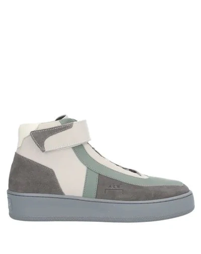 A-cold-wall* Man Sneakers Military Green Size 7 Leather In Green