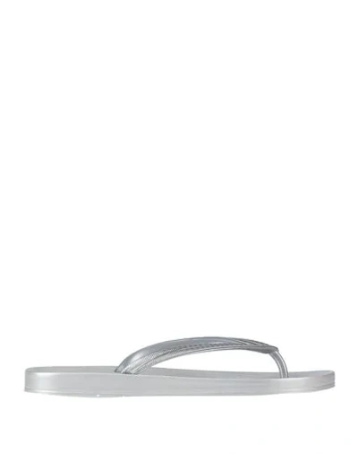 Shop Ipanema Flip Flops In Silver