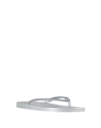 Shop Ipanema Flip Flops In Silver