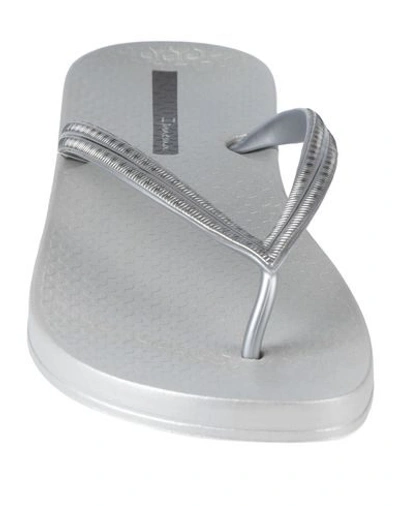 Shop Ipanema Flip Flops In Silver