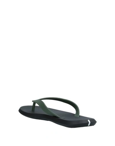 Shop Rider Toe Strap Sandals In Military Green
