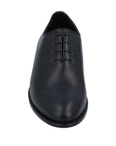 Shop A.testoni Lace-up Shoes In Black