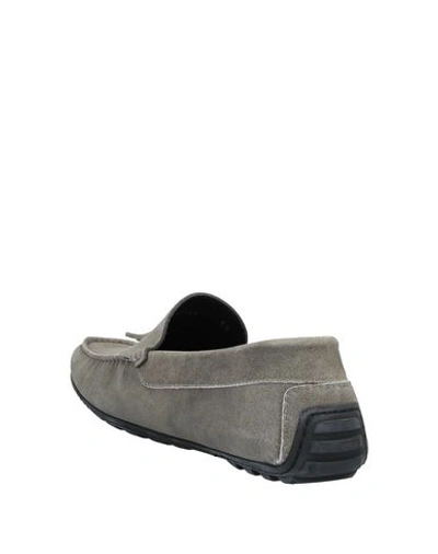 Shop A.testoni Loafers In Grey