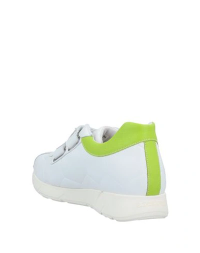 Shop A.testoni A. Testoni Man Sneakers White Size 8 Soft Leather