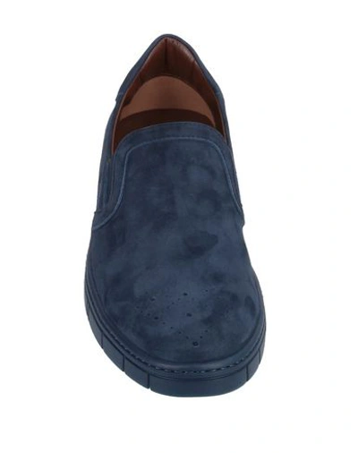 Shop A.testoni Loafers In Dark Blue