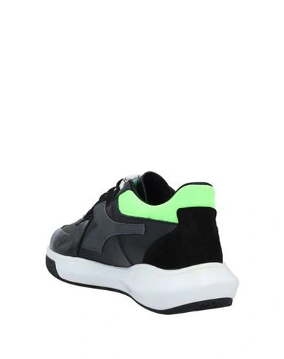 Shop Diadora Heritage Man Sneakers Black Size 8 Soft Leather