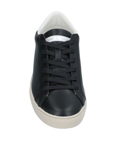 Shop Crime London Man Sneakers Black Size 8 Soft Leather