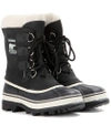 SOREL Caribou Leather And Rubber Boots