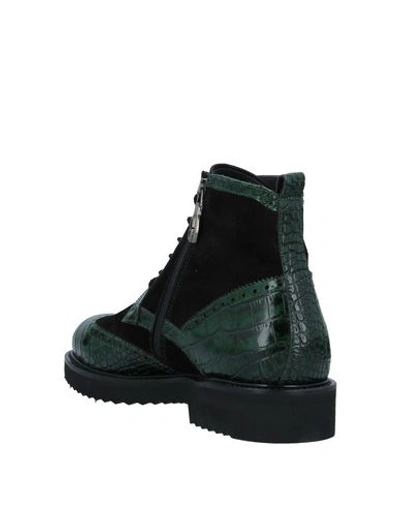 Shop Giovanni Conti Ankle Boots In Green