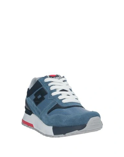 Shop Lotto Leggenda Sneakers In Pastel Blue