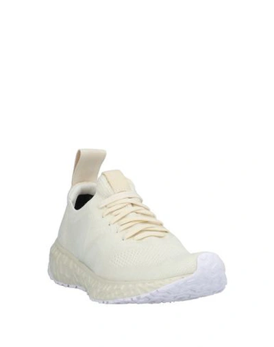 Shop Veja X Rick Owens Man Sneakers Ivory Size 12.5 Textile Fibers, Rubber In White