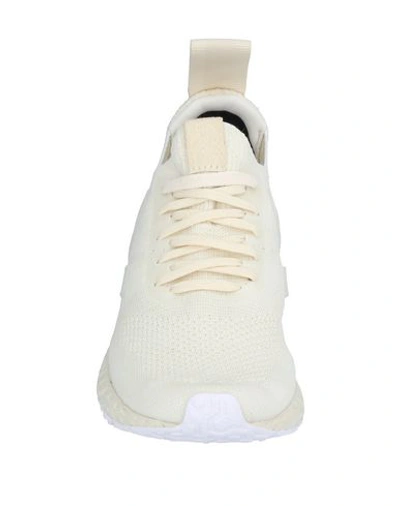 Shop Veja X Rick Owens Man Sneakers Ivory Size 12.5 Textile Fibers, Rubber In White