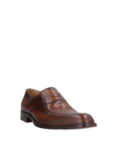 Shop A.testoni Loafers In Brown
