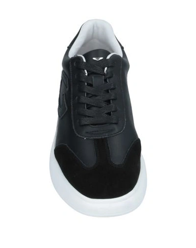 Shop Alberto Guardiani Man Sneakers Black Size 12 Soft Leather