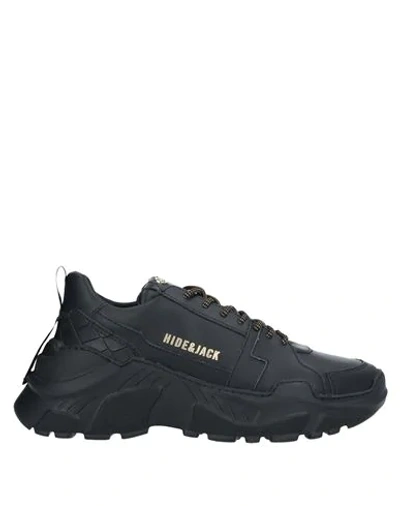Shop Hide & Jack Man Sneakers Black Size 9 Soft Leather