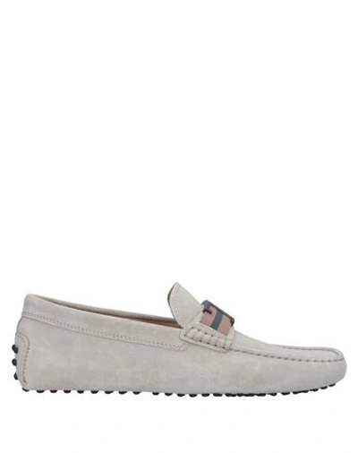 Tod's Loafers In Light Grey