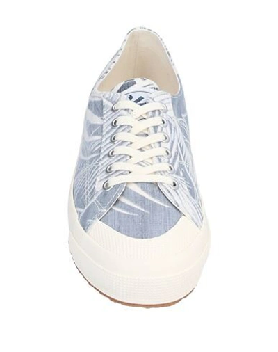 Shop Superga Man Sneakers Slate Blue Size 8 Textile Fibers