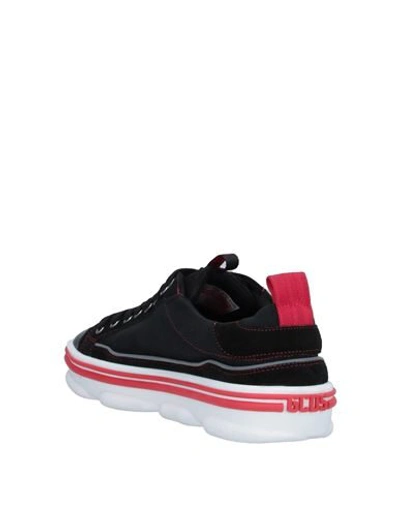 Gcds Logo Low-top Sneakers In Black