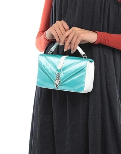 Shop Marc Ellis Handbags In Turquoise